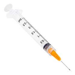 Sol-M&trade;&nbsp;Standard Syringe with Fixed Hypodermic Needle