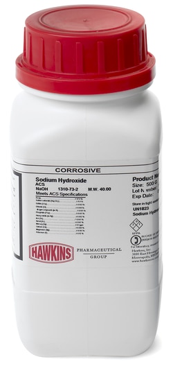 Hach Company Sodium Hydroxide, 500 g, Quantity: Each of 1