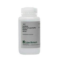 CUBE BIOTECH 250ml Gentlys - Dissolve Buffer for Native cell lysis, Quantity: