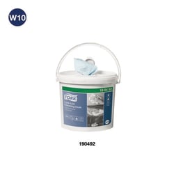 Tork Low-Lint Cleaning Cloth Handy Bucket W10 Blue | Buy Online | Tork | Fisher Scientific
