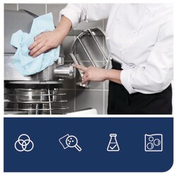 Tork Low-Lint Multipurpose Cleaning Cloth W1/2/3 Blue | Buy Online | Tork | Fisher Scientific