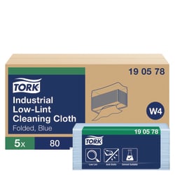 Tork Low-Lint Cleaning Cloth W4 Blå | Buy Online | Tork | Fisher Scientific