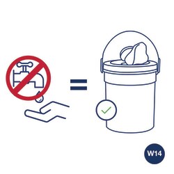 Tork Hand Cleaning Wet Wipe Bucket W14 White | Buy Online | Tork | Fisher Scientific