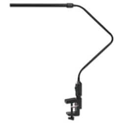 Enterprise Technology Solutions&nbsp;LED Desk Lamp With Interchangeable Base Or Clamp, 5.13w x 21.75d x 21.75h, Black