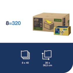 Tork Long-Lasting Multipurpose Cleaning Cloth W8 Yellow | Buy Online | Tork | Fisher Scientific