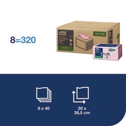 Tork Long-Lasting Multipurpose Cleaning Cloth W8 Red | Buy Online | Tork | Fisher Scientific