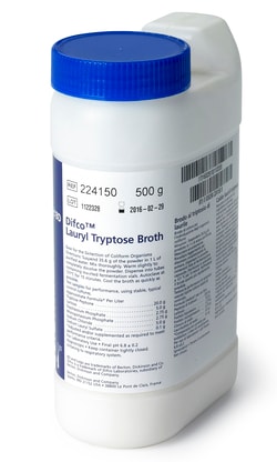 Hach Company Lauryl Tryptose Broth, Dehydrated 500 g, Quantity: Each of