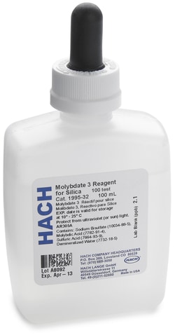 Hach Company Molybdate 3 Reagent, 100mL, Quantity: Each of 1