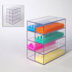 Poltex&nbsp;Small Microtube Rack Holder - 8 Position