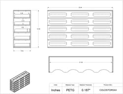 Poltex Cold Storage Rack 5 Tier, 4 Boxes Deep 22.4 x 6 x 12.9 in. | Buy Online | Poltex | Fisher Scientific