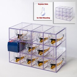 Poltex Protective Eyewear Holder - 12 Position Wall Mount | Buy Online | Poltex | Fisher Scientific