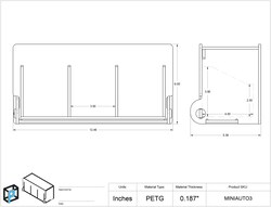 Poltex Mini Autobin - 3 Position Magnetic Mount | Buy Online | Poltex | Fisher Scientific
