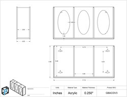 Poltex Acrylic Glove Box Holder - Wall Mount 3 Boxes | Buy Online | Poltex | Fisher Scientific