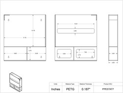 Poltex PPE Station - Gown, Mask, Glove - Wall Mount 4 x 18 x 20 in. | Buy Online | Poltex | Fisher Scientific