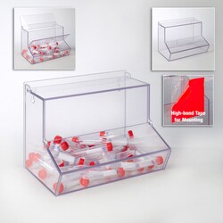 Poltex Bulk Bin With Lid - 12 in. Wide Comp Tape Mount | Buy Online | Poltex | Fisher Scientific