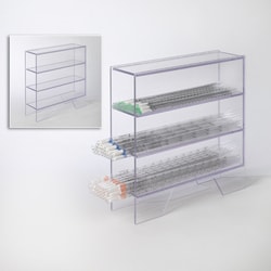 Poltex&nbsp;Small Serological Pipette Holder - 3 Pocket