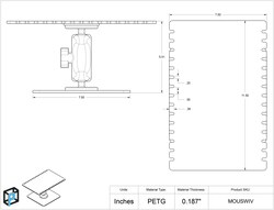 Poltex Mouse Surgery Swivel Platform 11.5 x 7 x 6 in. | Buy Online | Poltex | Fisher Scientific