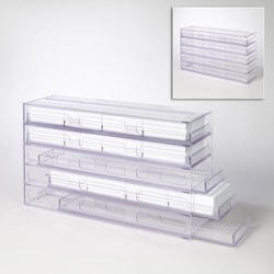 Poltex&nbsp;Cold Storage Rack 5 Tier, 4 Boxes Deep