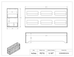 Poltex Conical Tube Freezer Box Rack 25.2 x 6.6 x 11.1 in. | Buy Online | Poltex | Fisher Scientific