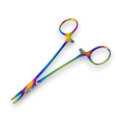 Surgical Design&trade;&nbsp;Mayo Hegar Needle Holder With Multicolor Titanium Coating