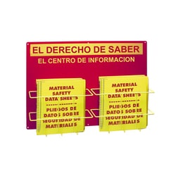Brady™ Spanish Double RTK Compliance Center with MSDS Binders