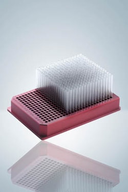 Hirschmann™ 384-Well, Non-Treated, Deep-Well - Flat-Bottom, Aluminum Microplate