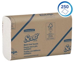 Kimberly-Clark Scott Multifold 1 Ply Paper Hand Towels 1804, 16 Packs White | Buy Online | Kimberly-Clark&trade; | Fisher Scientific