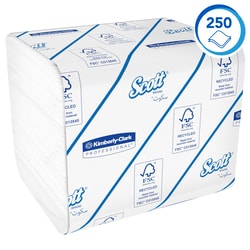 Kimberly-Clark Scott Control Folded Toilet Tissue - 2-Ply Bulk Toilet Paper Blue | Buy Online | Kimberly-Clark&trade; | Fisher Scientific