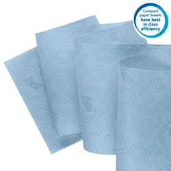 Kimberly-Clark Scott Essential Slimroll Rolled 1 Ply Paper Hand Towels, 6 Rolls Blue | Buy Online | Kimberly-Clark&trade; | Fisher Scientific