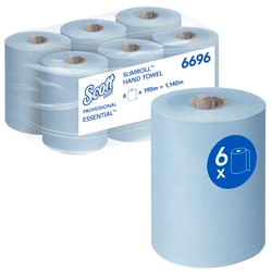 Kimberly-Clark Scott Essential Slimroll Rolled 1 Ply Paper Hand Towels,