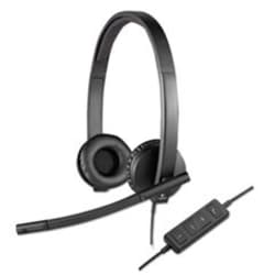 Enterprise Technology Solutions&nbsp;H570e Binaural Over The Head Wired Headset, Black
