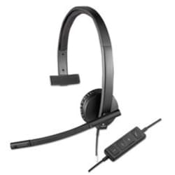 Enterprise Technology Solutions&nbsp;H570e Monaural Over The Head Wired Headset, Black