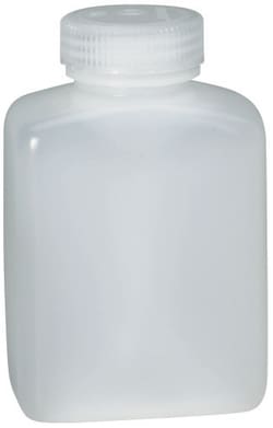 Hach Company Bottle, Storage, Polyethylene, Rectangular, 2000 mL, 4/pk
