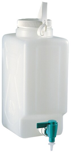 Hach Company Carboy, Rectangular, with Spigot, 20 L