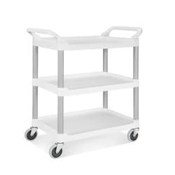 Medicus Health Medical Plastic Cart With Three Shelves, Quantity: Each