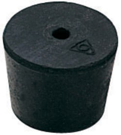 Hach Company Stopper, Rubber, One Hole, Size 8, 6/pk