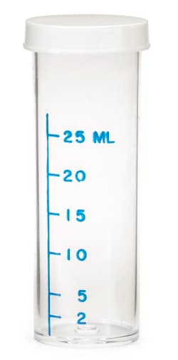 Hach Company Vial with 2, 5, 10, 15, 20 and 25 ml, marks, Quantity: Each