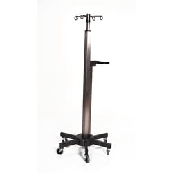 Medicus Health Lift Assist Iv Pole Stainless Steel With Hand Crank, 4 Hook,