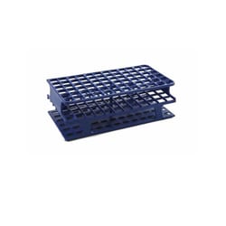Medicus Health&nbsp;Full Tube Racks - Polypropylene for 13mm Tubes, Blue