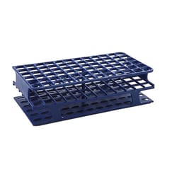 Medicus Health&nbsp;Full Tube Racks - Polypropylene for 16mm Tubes, Blue