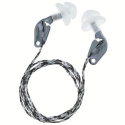 uvex&nbsp;xact-fit multi XL Hearing Protection Earplugs, Gray/Transparent, SNR 26 dB