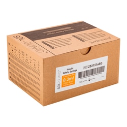 Sol-Guard Insulin Safety Syringe with Fixed Hypodermic Needle 31 G | Buy Online | Sol-Guard&trade; | Fisher Scientific