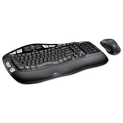 Enterprise Technology Solutions Mk550 Wireless Wave Keyboard + Mouse Combo,