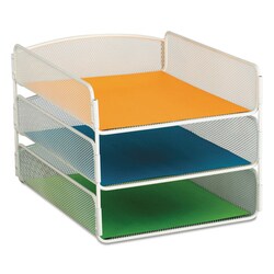 Enterprise Technology Solutions Onyx Desk Tray 3 Sections Lett
