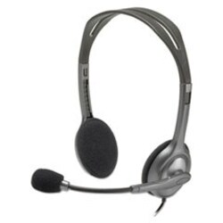 Enterprise Technology Solutions&nbsp;H111 Binaural Over The Head Headset, Black/Silver