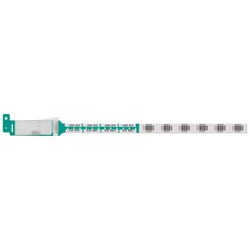 PDC&nbsp;Securline&trade; Blood Barcoded Wristband with Alpha Numeric Labels