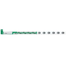 PDC Securline Blood Barcode Narrow Wristband with Barcode Labels:First