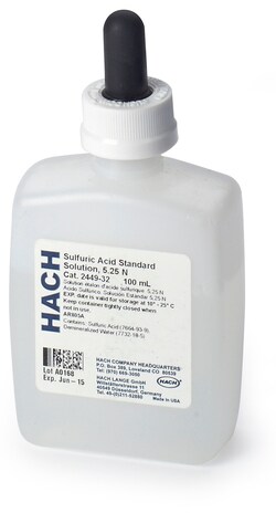 Hach Company Sulfuric Acid Standard Solution, 5.25 N, 100 mL MDB, Quantity: