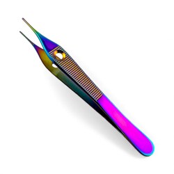 Surgical Design Adson Dressing Forceps, Serrated, Fenestrated Handle Multi-colored | Buy Online | Surgical Design&trade; | Fisher Scientific