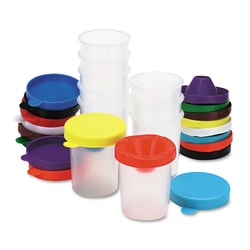 Enterprise Technology Solutions No-Spill Paint Cups Assorted C